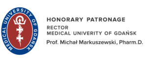 Honorary patronage Rector Medical Univeristy of Gdańsk - Prof. Michał Markuszewski, Pharm. D.